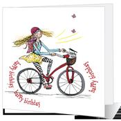 Happy Birthday Cyclist - Big Leap Designs image
