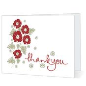 Red Flower Thank you - Big Leap Designs image