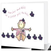 Congratulations Baby Girl - Big Leap Designs