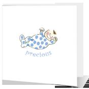 Precious New Baby Boy | Big Leap Designs card for a New baby boy | image