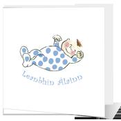 Leanbhín Álainn | Irish New baby Card | image