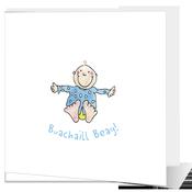 Buachaill Beag | Irish Baby Boy Congratulations card | Irish Baby card image