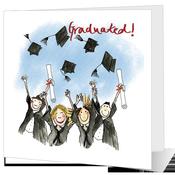 Graduated Congratulations card image