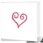 Simple Red heart - Big Leap Designs image