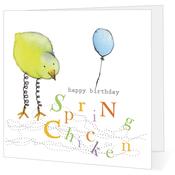 Happy Birthday Spring Chicken - Big Leap Designs