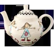 4 Cup Round Teapot - Big Leap Designs image