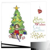 Happy Christmas God Daughter - Big Leap Designs image