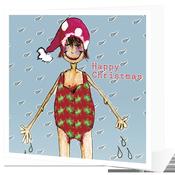 Happy Christmas Swimmer - Big Leap Designs image