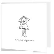 First Communion Girl Card Pack - Big Leap Designs image