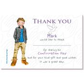 Boy in chinos Thank you - Big Leap Designs image