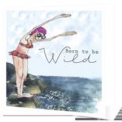 Born to be Wild | Perfect Card for someone who love to Swim image
