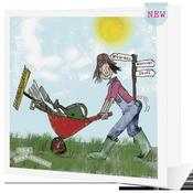 Gardening...the BEST therapy | Wellbeing and Motivational card |