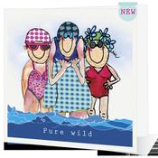 Pure (and) Wild | card from Big Leap Designs Swimmer range |