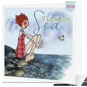 Vitamin Sea | fun swim card from Big Leap Designs swimmer range |