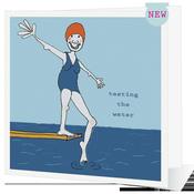 Testing the Water | card from Big Leap Designs Swimming range | image