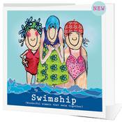 Swimship | card from Big Leap Designs Swimming range |