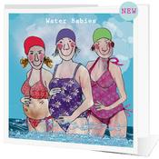 Water Babies | card from Big Leap Designs Swimming range |