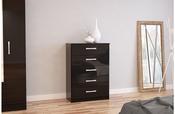 Solid Colour Lynx 5 Drawer Chest - BigMickey.ie image