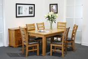 Colm 5 Ft Table and 6 Chair Set - BigMickey.ie image