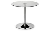 Kudos Glass Pedestal Table - BigMickey.ie image