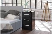 Solid Colour Lynx 3 Drawer Bedside image