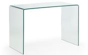 Amalfi Bent Glass Desk - BigMickey.ie image
