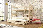 Tommy Bunk Bed with Trundle and Drawers - BigMickey.ie image