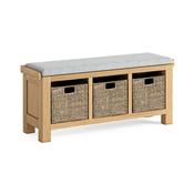 Normandy Storage Bench With Cushion - BigMickey.ie