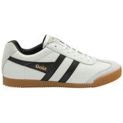 Gola Harrier Leather Trainer White / Black / Black image