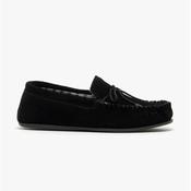 Mokkers Bruce Suede Leather Moccasin Black