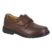 Roamers Extra Wide Touch Fastening Casual Brown