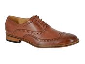 GOOR Lace Up Brogue Style Formal Shoe image