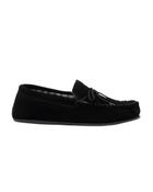 Mokkers Bruce Suede Leather Moccasin Black