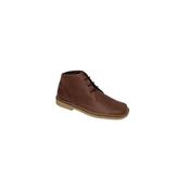 Roamers 3 Eyelet Dessert Boot - Leather Wide Fit - M378GB image