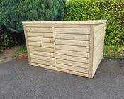 Timber Bike Shed Storage