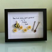Buzzy Bee Pebble Art