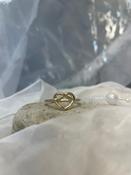 9ct Yellow Gold Celtic Heart Knot Ring image