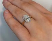 3.01ct Oval Diamond Solitaire Ring in 18ct Yellow Gold image