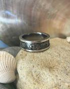 Story of Galway Black Rhodium With Silver Rims Ring image