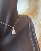 1ct Pear Brilliant Solitaire Diamond Pendant image