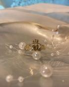 9ct Yellow Gold Lightweight Medium Claddagh Ring image