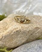 9ct Yellow Gold Heavy Ladies Claddagh image