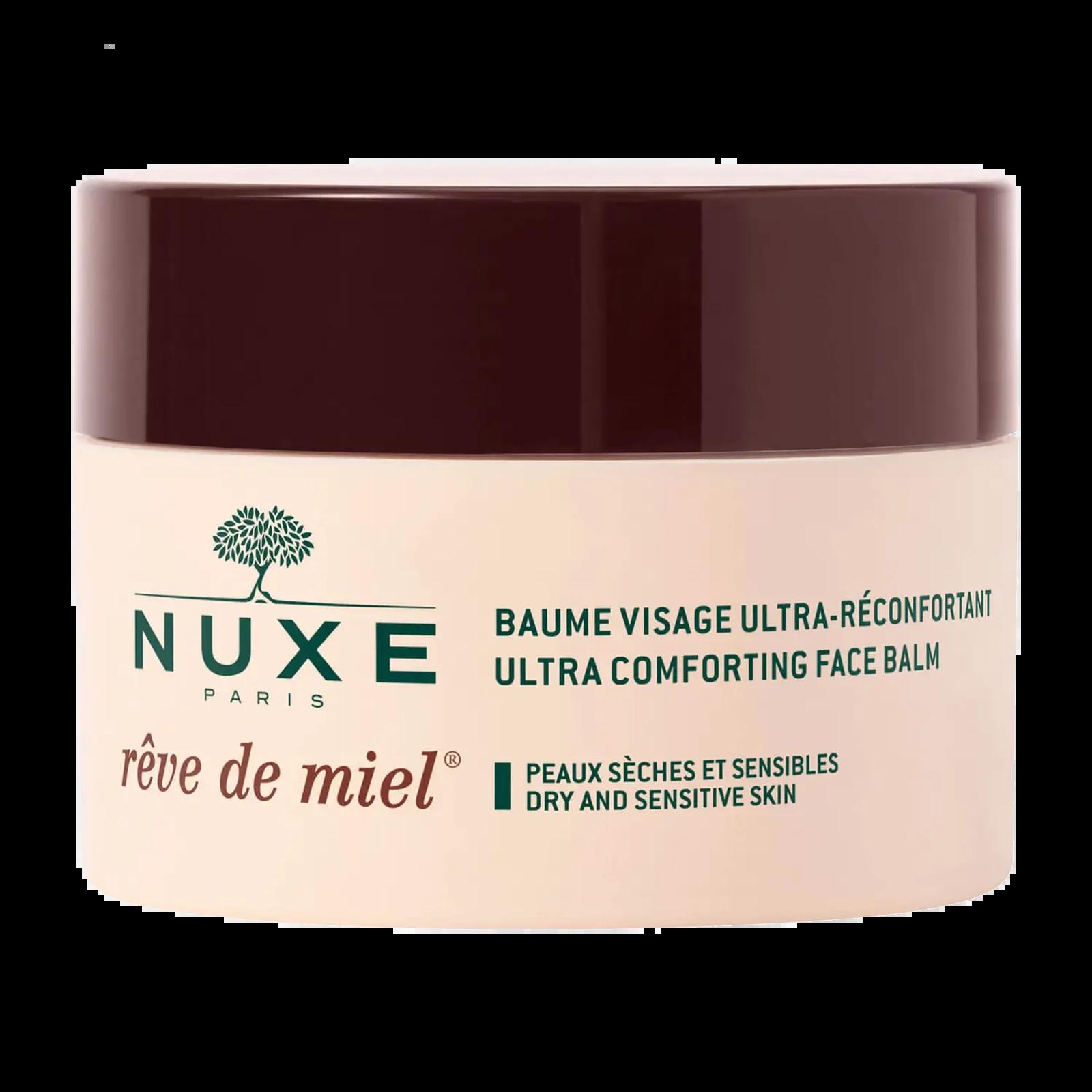 NUXE Rêve de Miel Ultra Comforting Face Balm 50ml for Dry and Sensitive Skin