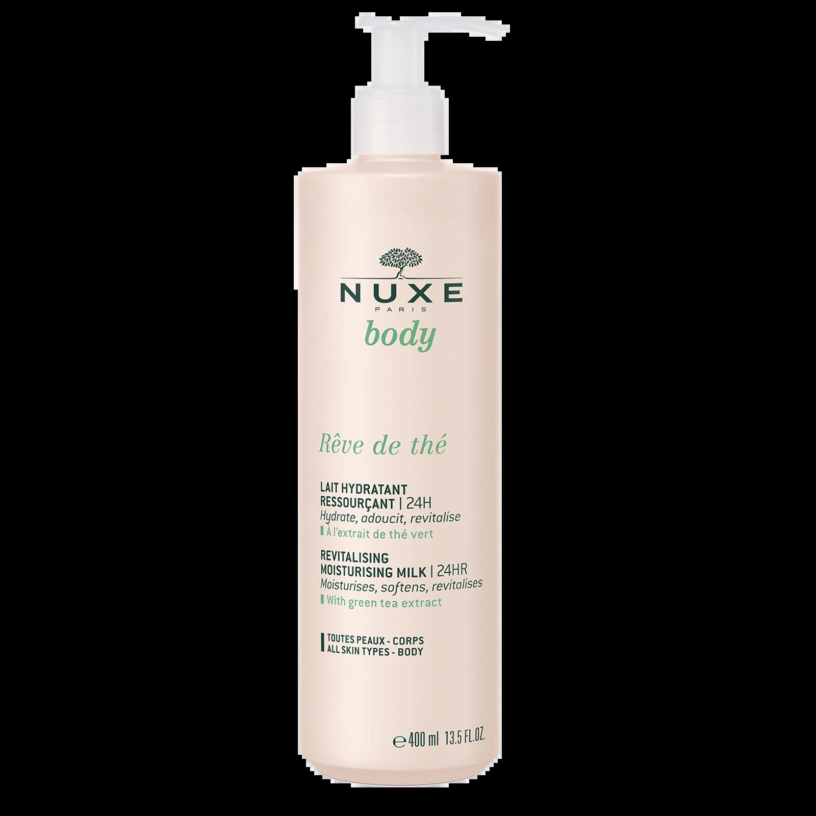NUXE Reve De The Moisturising Milk 400ml - Hydrate, Softens, Revitalises with Green Tea Extract