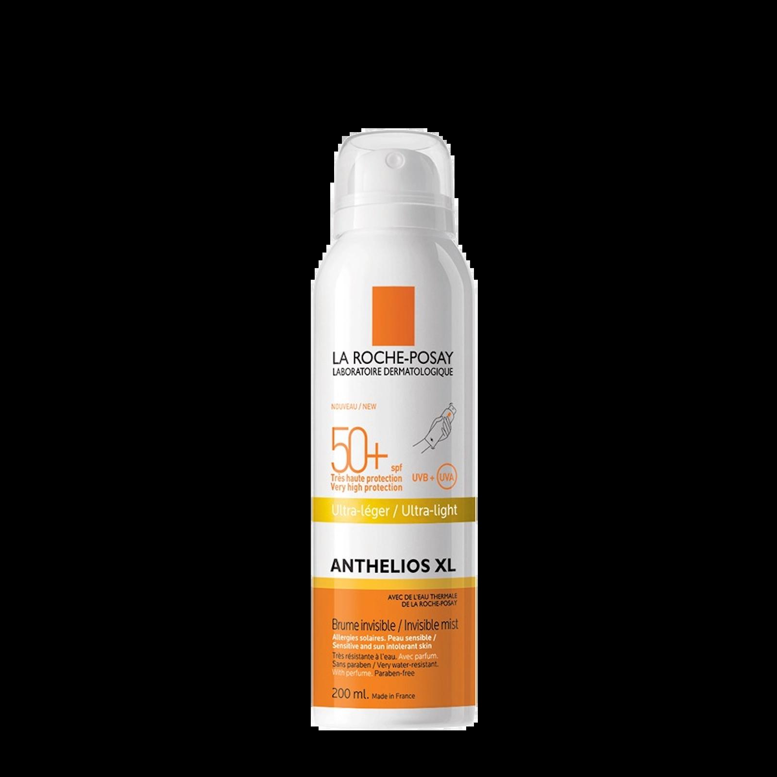 La Roche-Posay Anthelios SPF50+ Body Mist 200ml Ultra-light Invisible mist UVA/UVB protection