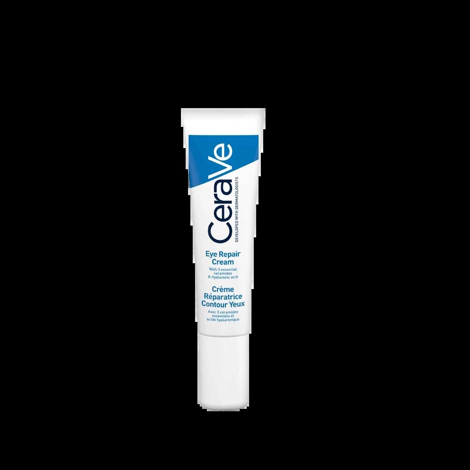 CeraVe Eye Repair Cream 14ml - Reduces Dark Circles & Puffiness, Fragrance-Free