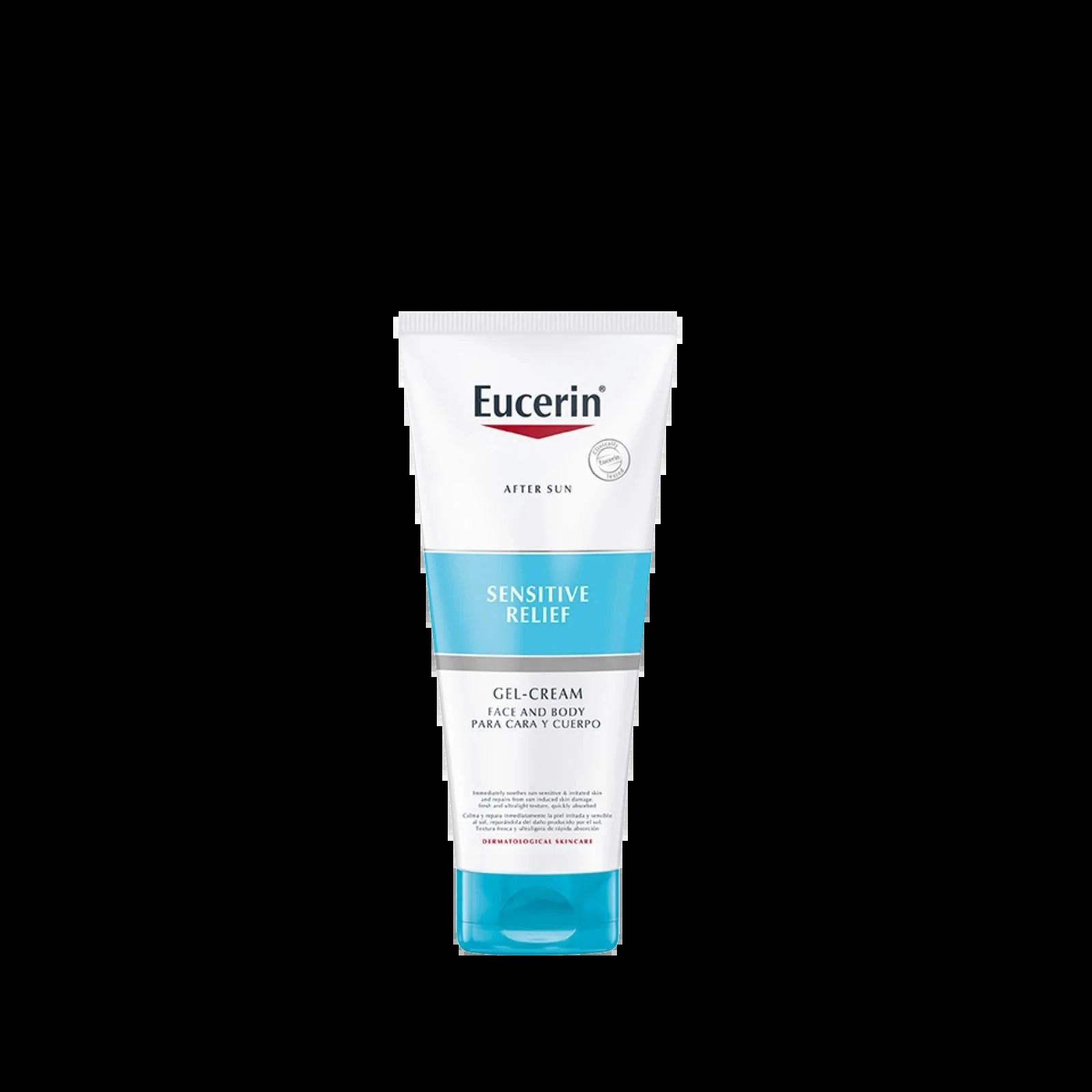 Eucerin After Sun Sensitive Relief Gel-Cream 200ml - Soothes, Repairs Sun-Induced Skin Damage