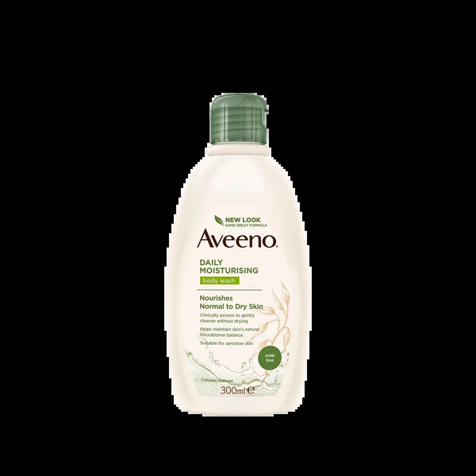 Aveeno Daily Moisturising Body Wash for Normal to Dry Skin, Soap Free, 300ml