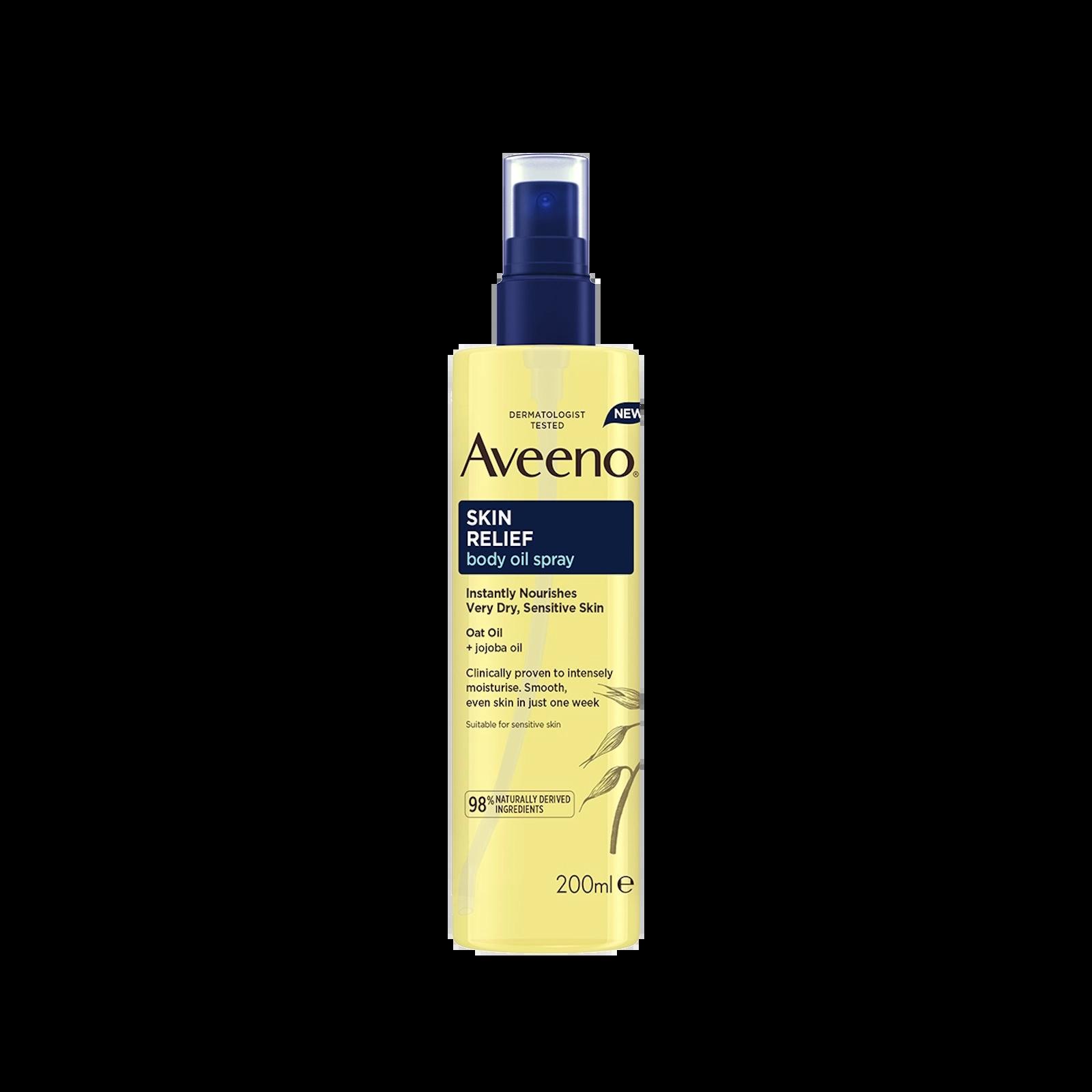 Aveeno Skin Relief Body Oil Spray 200ml - Instantly nourishes very dry, sensitive skin