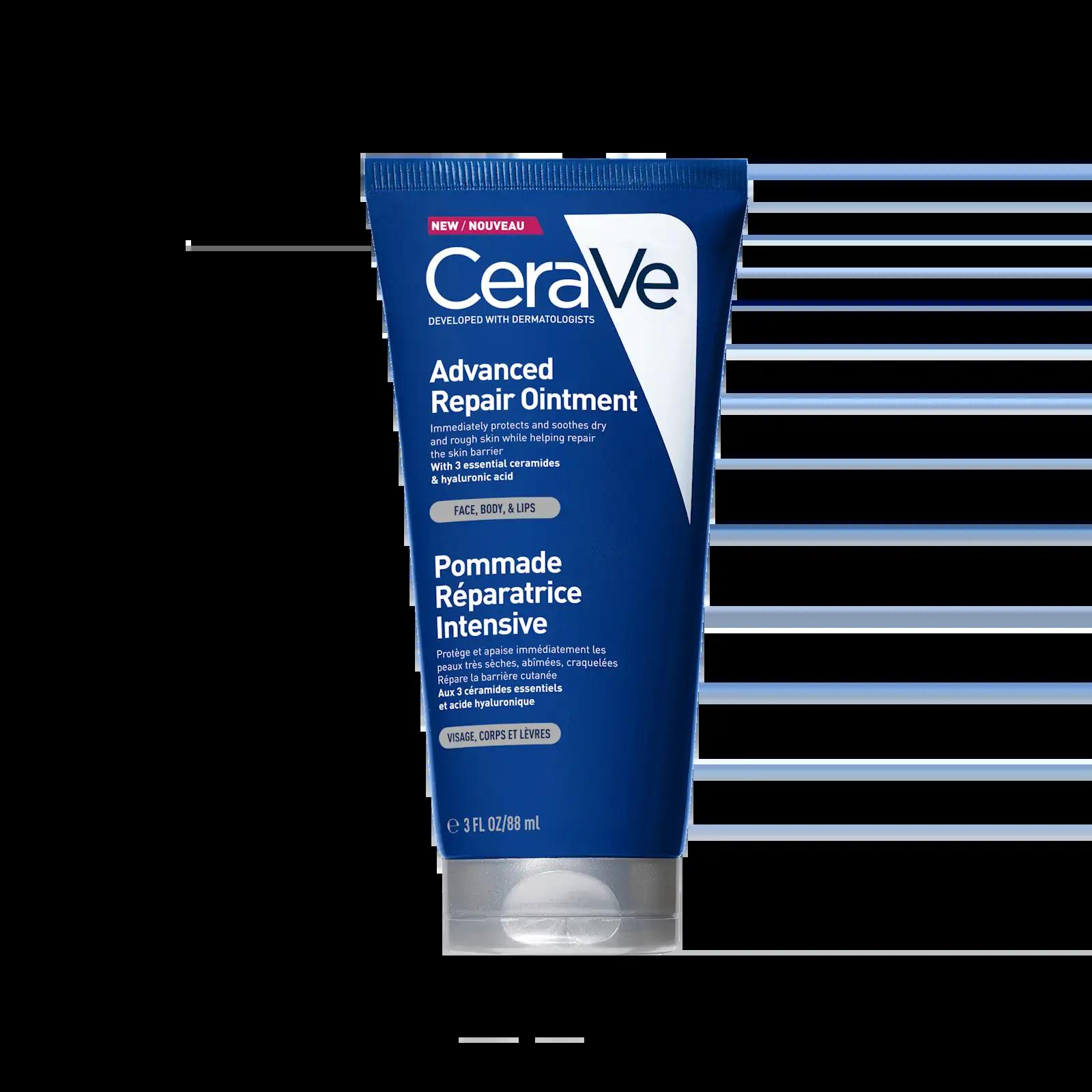 CeraVe Advanced Repair Ointment for Dry & Chapped Skin 88ml - Face, Body & Lips